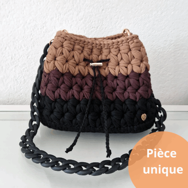 Mameii Créations sac à main love choco