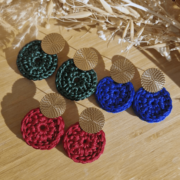 Mameii Créations boucles d'oreilles